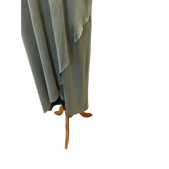 Lush Fly Away Modal Shift Dress Olive Green Size XL Minimalist Boho Summer Flowy - Picture 9 of 15